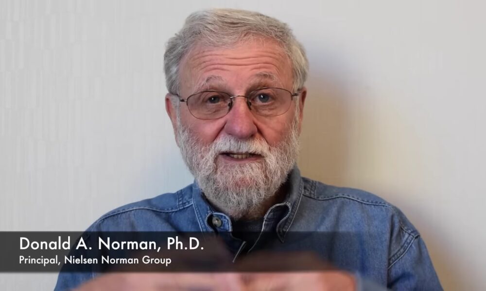 Don Norman author of "The Design of Everyday Things